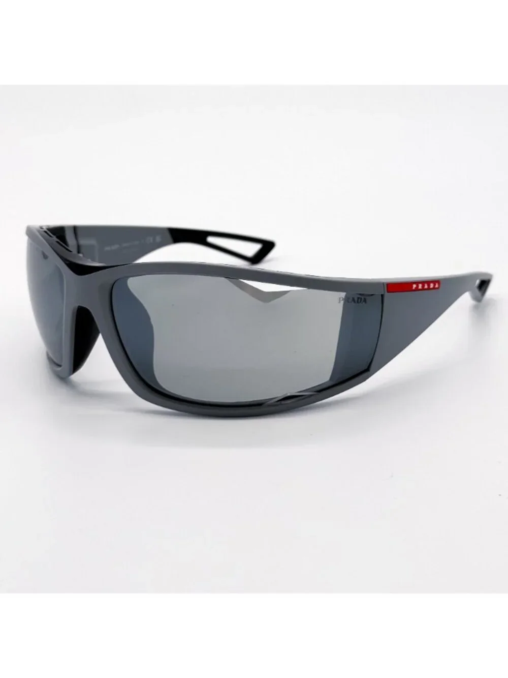 New Prada Linea Rossa Sunglasses PSA04S 13Z05A With Fabric Chain